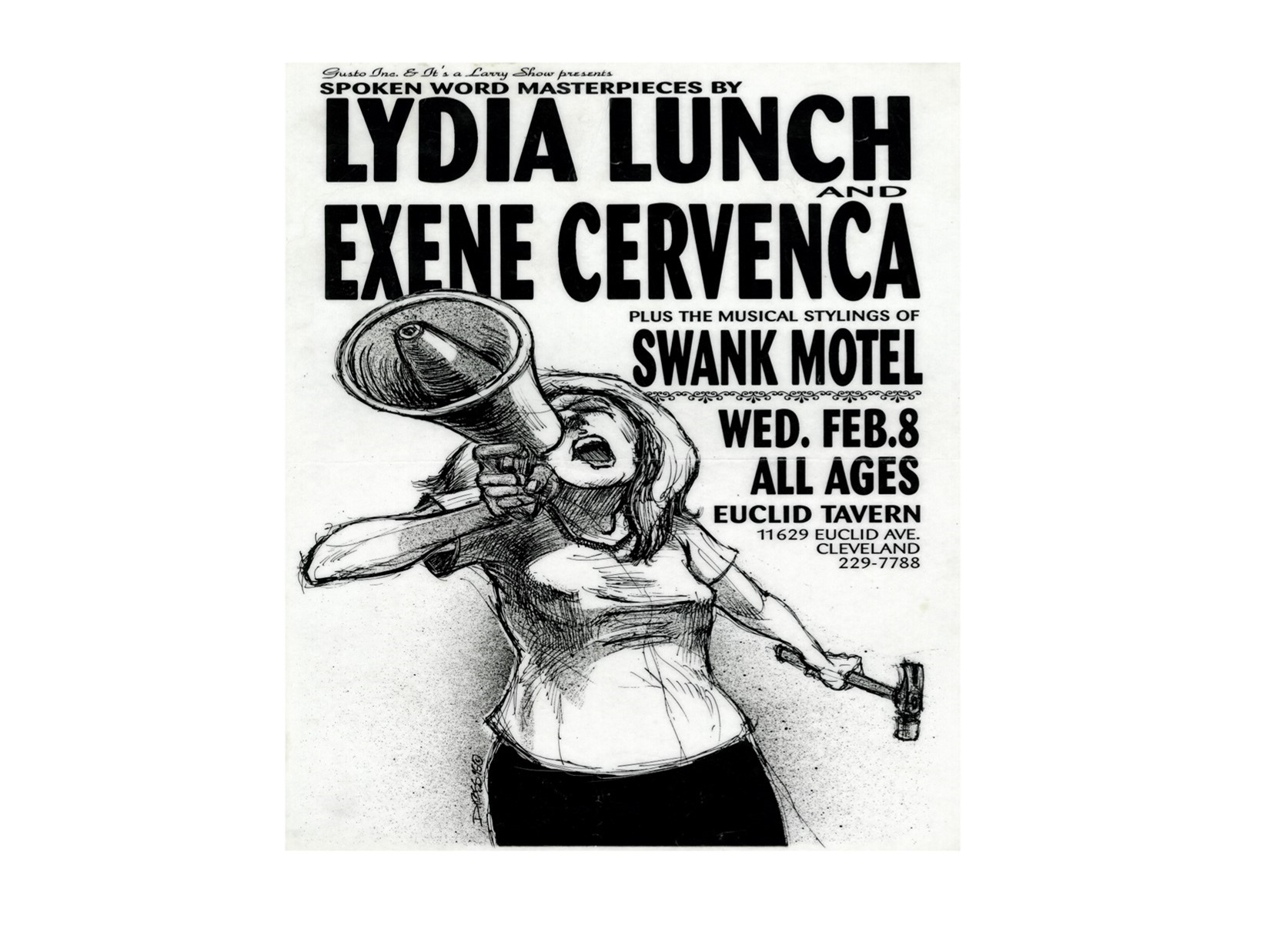 Buddy Love with Swank Motel at Lydia Lunch & Excene Cervenka in 1995